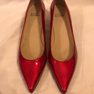 Red patent leather Stuart Weitzman heels